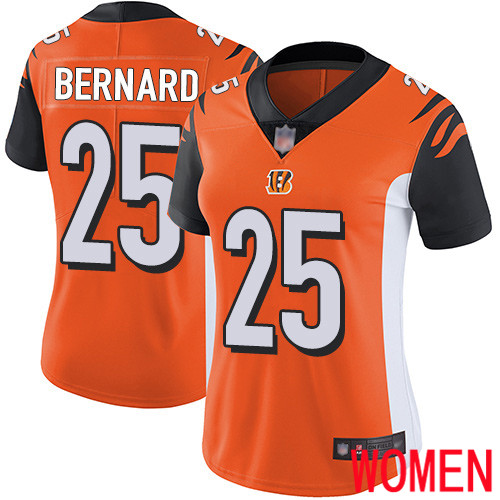 Cincinnati Bengals Limited Orange Women Giovani Bernard Alternate Jersey NFL Footballl #25 Vapor Untouchable->cincinnati bengals->NFL Jersey